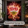 Personalized Wall Tapestry,VfB Stuttgart FC Custom Text, Soft Fabric Wall Art For Indoor Decoration