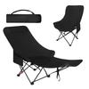 ZEWEL Reclining Chair Load Capacity 120kg Only Camping Chair Foldable Lightweight and Compact Outdoor Chair Easy To Carry 4 Levels Adjustable Folding