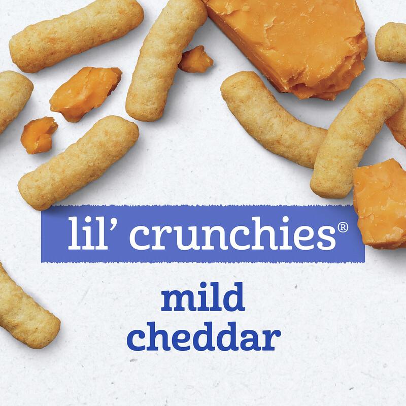 Snacks for Baby, Lil' Crunchies®, Baked Grain Snack, 8+ Months, Mild Cheddar, 1.48 oz (42 g)