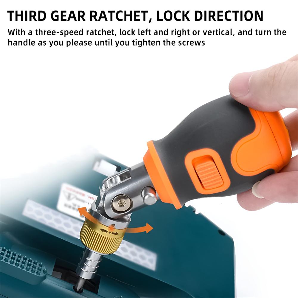 8 In 1 Mini Ratchet Screwdriver Precision Multi Tools Magnetic Bits Household Multi-purpose Pocket Portable Screw Driver