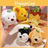 Creative Mango Combined Dog Cartoon Plush Pendant Keychain Doll With A Bell