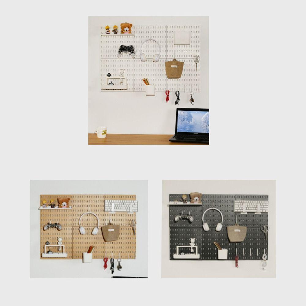 Пластиковый кейс для хранения перфорированной доски, аксессуары для DIY, настенная полка, ящики для хранения инструментов