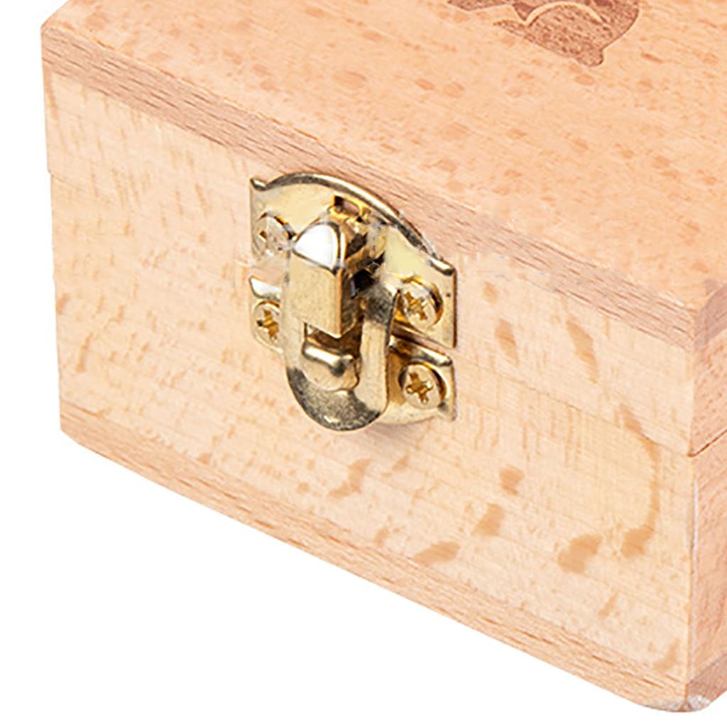 Ручная музыкальная шкатулка Чистая музыка Уникальный узор Изысканная поверхность Естественный спокойный звук для детей