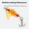 5 шт. Рыболовная блесна спиннербейт с тройными крючками, яркий цвет, компактная, портативная, рыболовные приманки, блесна, спиннербейты, набор