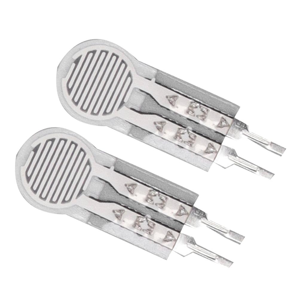 2 шт. Тонкопленочный датчик давления Силочувствительный резистор Резистивный тип Гибкий тензодатчик