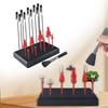 Model Painting Stand Base 126 Holes Hobby Modeling DIY Tool Alligator Clips