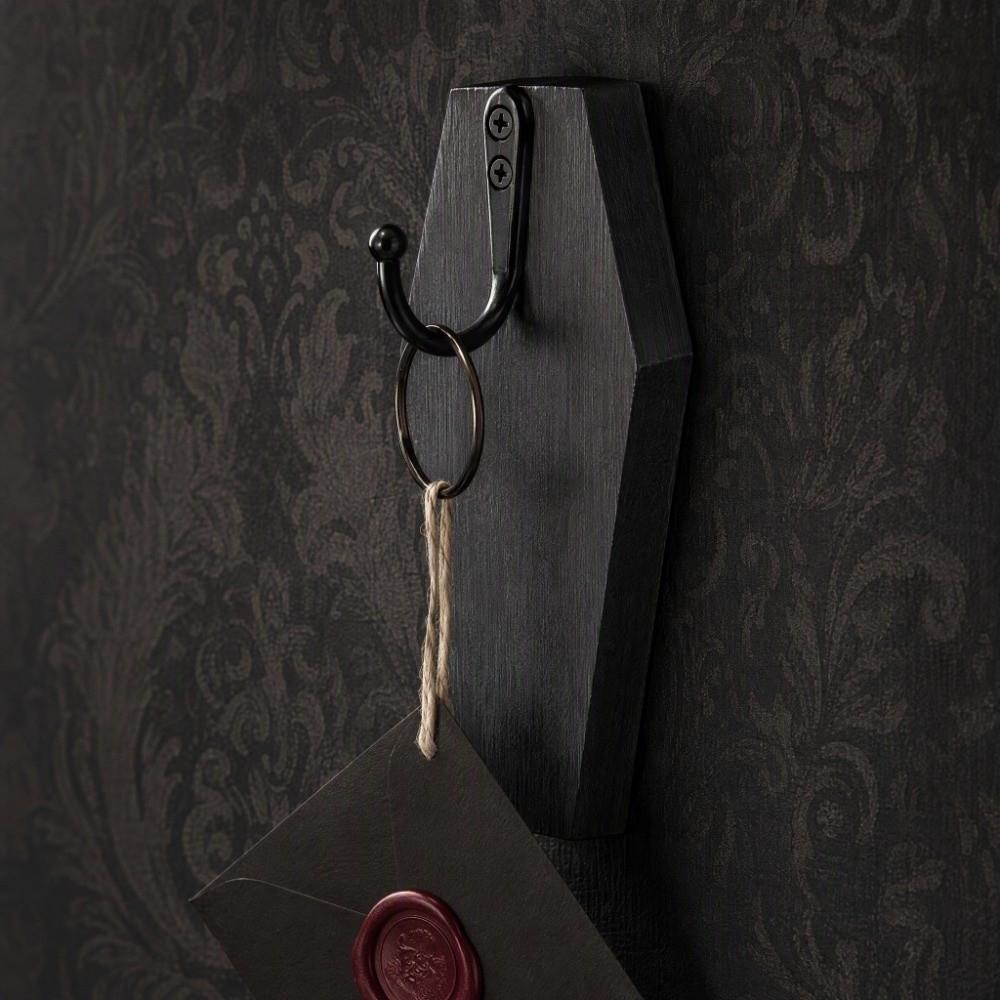 Wooden Wood Door Hanger Hooks Punch Free Door Storage Hook Wall Mounted Hanger Closet