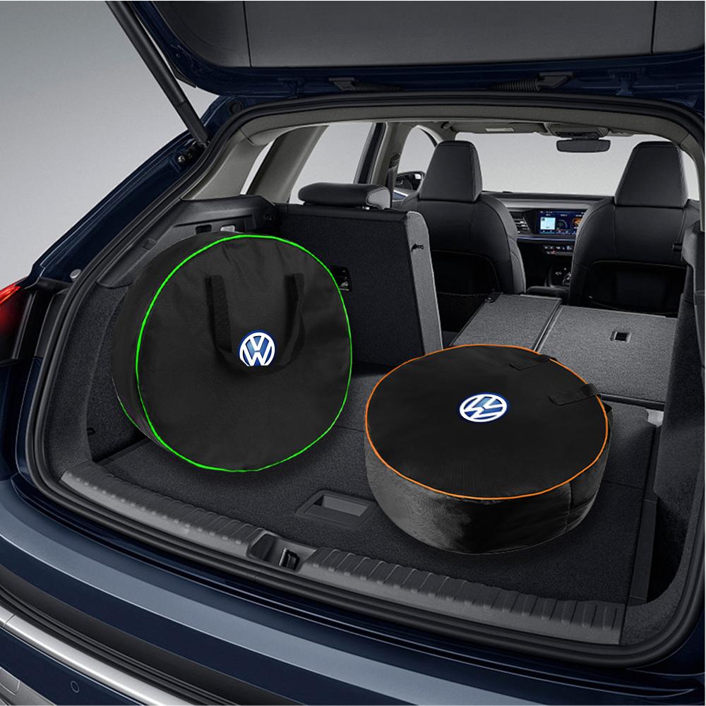 EV Car Charging Cable Storage Box Charger Cable Carry Bag For Volkswagen GTI Golf Polo 6 7 Passat VW CC Tiguan T-ROC Jetta TaigoLP6