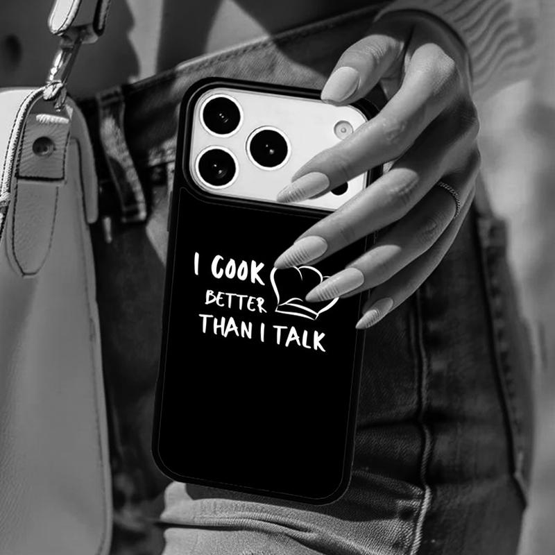 Выпечка, потому что бить людей не одобряется Чехол для iPhone 17 Air 14 15 13 12 Max Чехол для Apple 16e 11 Pro Max Plus