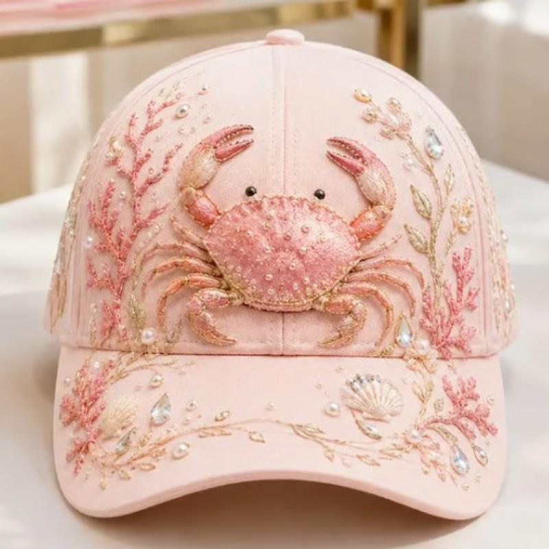 3D Digital Print Ocean Theme Baseball Cap Unisex Sun Protection Adjustable Hat Beach Travel Outdoor Sports