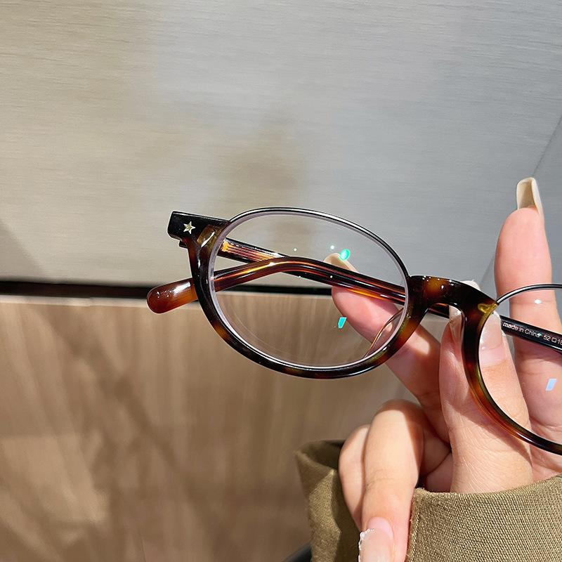 Ретро очки для близорукости в черепаховой оправе для женщин, корейский стиль, эллипс, очки для близорукости, очки для защиты от синего света, диоптрии -2.0
