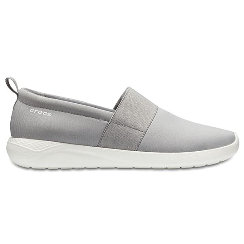 Crocs Женские повседневные кроссовки LiteRide с дышащим верхом и износостойкой подошвой, серые