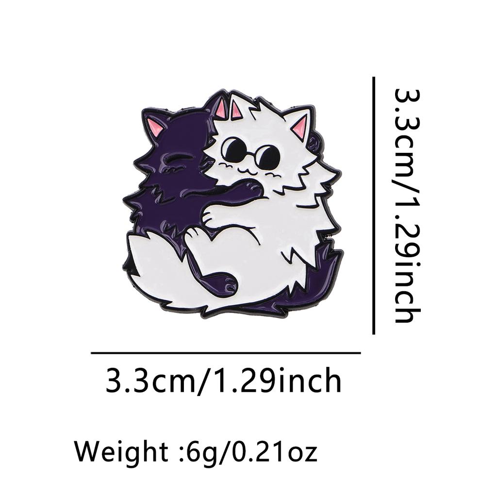 Popular Anime Enamel Pin Golden Cartoon Movie Lapel Pins Cat Badges Girl Brooch for Clothes Backpacks Cosplay Gift Friends