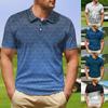 Летний мужской топ с короткими рукавами для гольфа и микроэластичным покрытием Performance