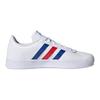Adidas VL COURT 2.0 K Abrasion Resistant Low top Kids' Skateboarding Shoes White Blue Red Kids' Sneakers FY7170