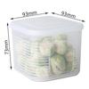 Fridge Organizer Containers Vegetable Fruit Drain Basket Storage Box With Lid