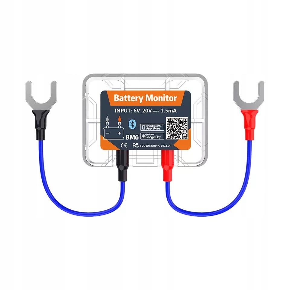 Inteligentny Tester Diagnostyka Akumulatora 6V 12V Bluetooth Aplikacja