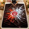 Flannel BlanketFC St. Pauli Football Warm Soft Throw Blanket for Indoor Sofa Bed Living Room Use