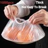 100/200/300/500/1000 шт. одноразовые крышки для еды, консервация холодильника, пластиковая упаковка, крышки для пищевых продуктов, бахилы, головные уборы для душа, миски, кепки, сумка