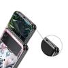 Baby Panda Hard PC Phone Case For Samsung Galaxy Z Flip 7 6 5 4 Black Cover For Galaxy Z Flip 3 Foldable Fundas Shell Capas Bags