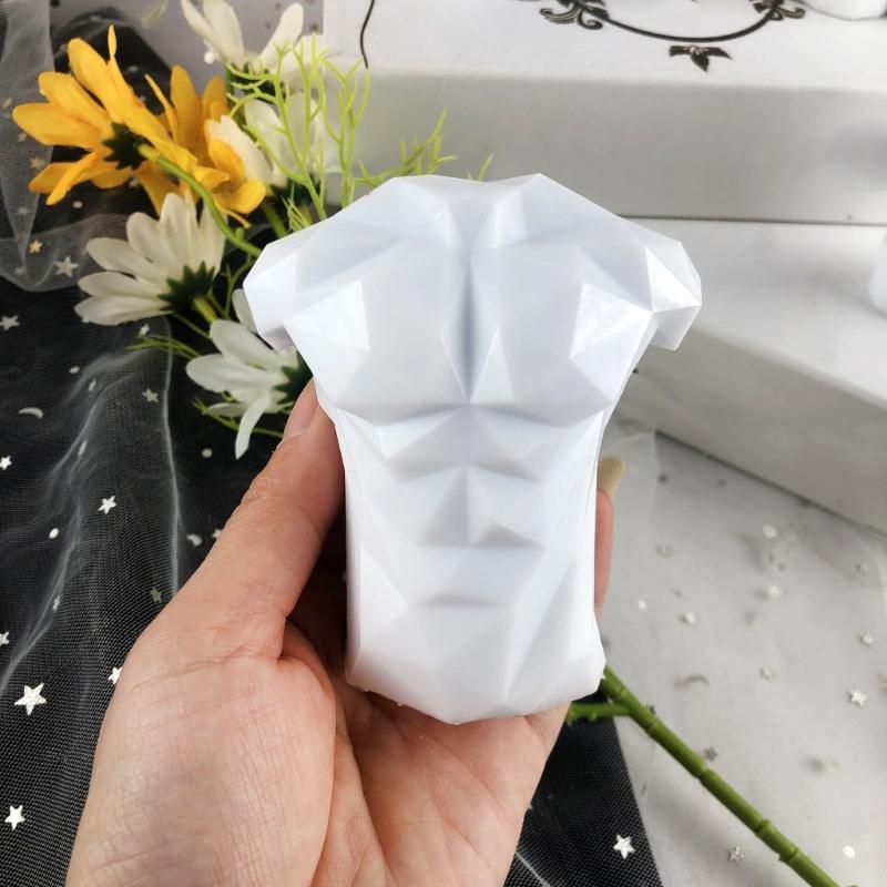 3D Статуэтка Свеча Силиконовая Форма Для Декора Рабочего Стола Ручной Работы Гипсовая Эпоксидная Смола Арома Свеча Форма Для Украшения Дома