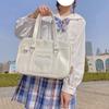 PU Leather JK Uniform Shoulder Bag Love Heart Messenger Bag Underarm Bag  Student Girls Gift