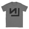 Футболка с логотипом Nine Inch Nails для мужчин, хлопковые забавные футболки, футболки с круглым вырезом, топы с коротким рукавом, идея для подарка