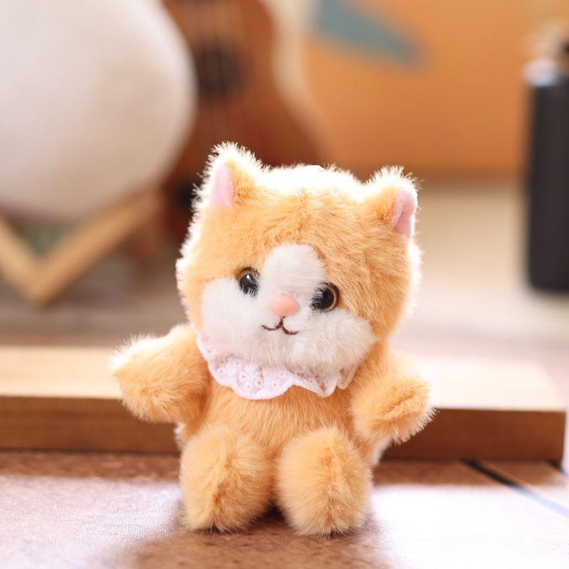 Cat Realistic Cute Plush Keychain With Ultra Soft Pp Cotton Bag Gift Charm