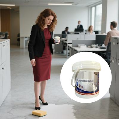 Высокоглянцевое эпоксидное покрытие для пола с эффектом мрамора Водонепроницаемая краска для пола Мраморная краска для гаража Водонепроницаемое эпоксидное покрытие на водной основе