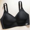 Traceless steel rim underwear women's jelly glue vest, pull and close secondary breasts, small breasts gather and show large fixed cup bra cover