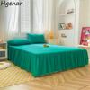 Bed Skirt Simple Fashion Modern Skin-friendly Dust-proof Bedspread Comfortable Bedroom Ruffles Protector Bedcover Korean Sheets