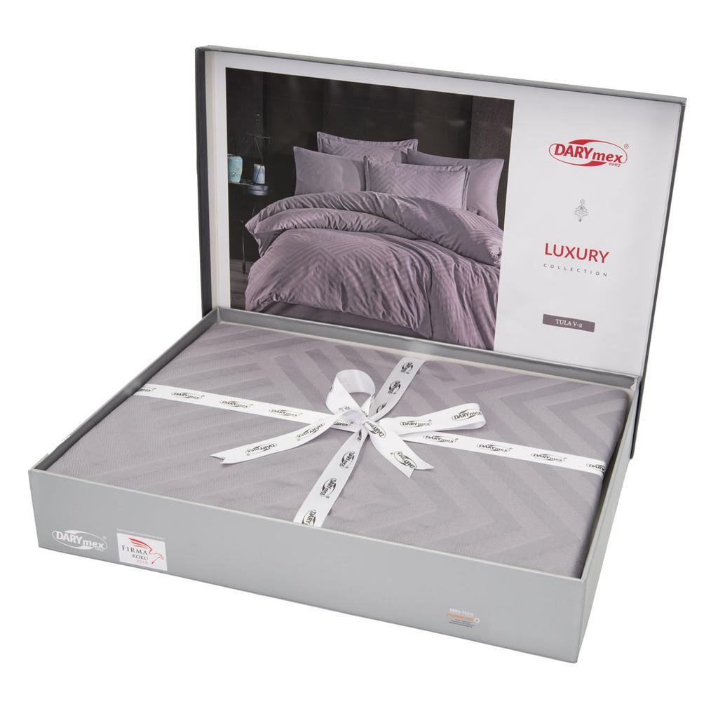 Cotton bedding 200x220 satin jacquard Tula-2
