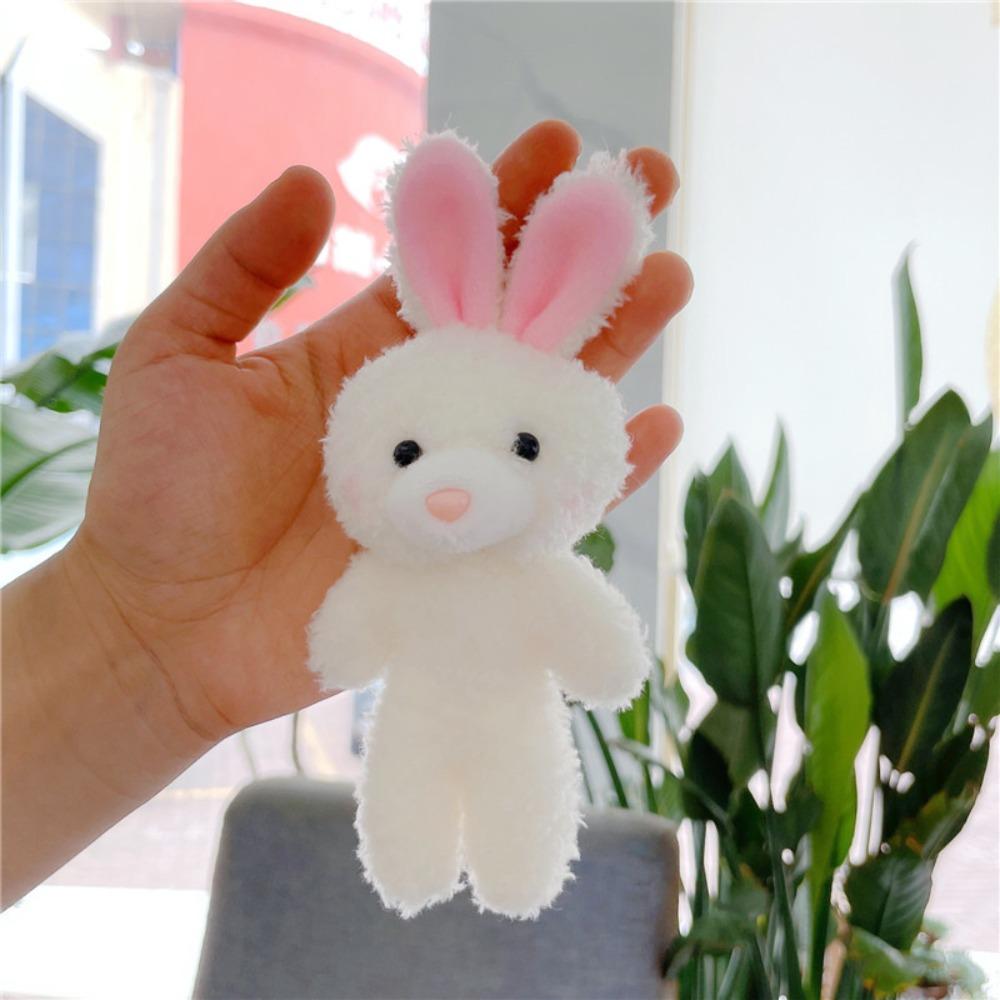 New Kawaii Teddy Bear Keychain Trinket Animal Rabbit Pendant Keychain Accessories 11-13cm Key Ring