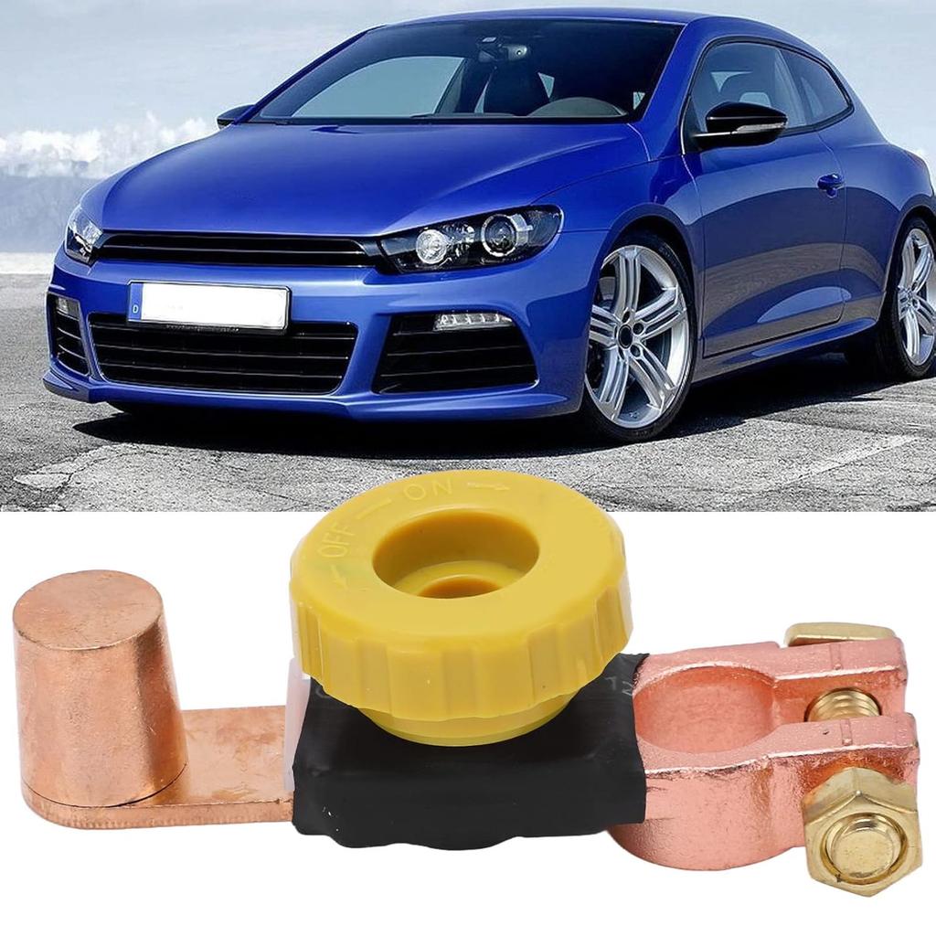 Battery Quick Disconnect Switch Top Post Switch Battery Master Isolator Switch for 6V 12V 24V Boat Car Truck RV