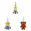 Minions Me Despicable Plush Keychain Bag Pendant Toy Stuffed Doll Cartoon Gift