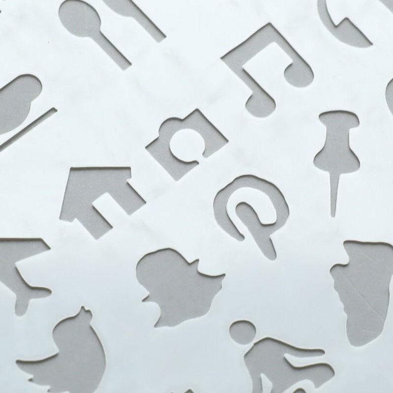 12pcs Stencil Set Planner DIY Drawing Template Journal Notebook Diary Scrapbook