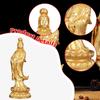 Статуя Гуань Инь Китайское буддийское украшение Фигурка Гуаньинь Скульптура Будды-женщины Фэн-шуй для