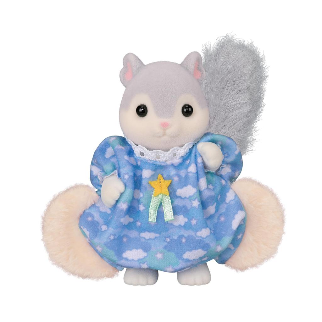 Набор фигурок Sylvanian Families Белка СТ Марк Возраст 3+ и Игрушка Sylvanian Epoch [Летающая Семья] FS-64 Сертифицировано, Вверх, Кукольный домик, Семьи, Co., Ltd.