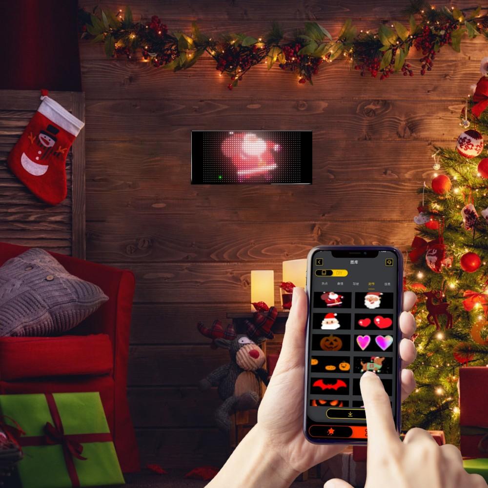 Умный светодиодный пиксельный панельный светильник DIY программируемый бегущий экран дисплей Bluetooth APP управление ночник для окон баров декор