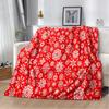 Snowflake Christmas Soft Film Plush Sofa Bed Throwing Cartoon  Blankets Modern Flannel Blanket Cover Gedruckt Bettdecke Geschenk