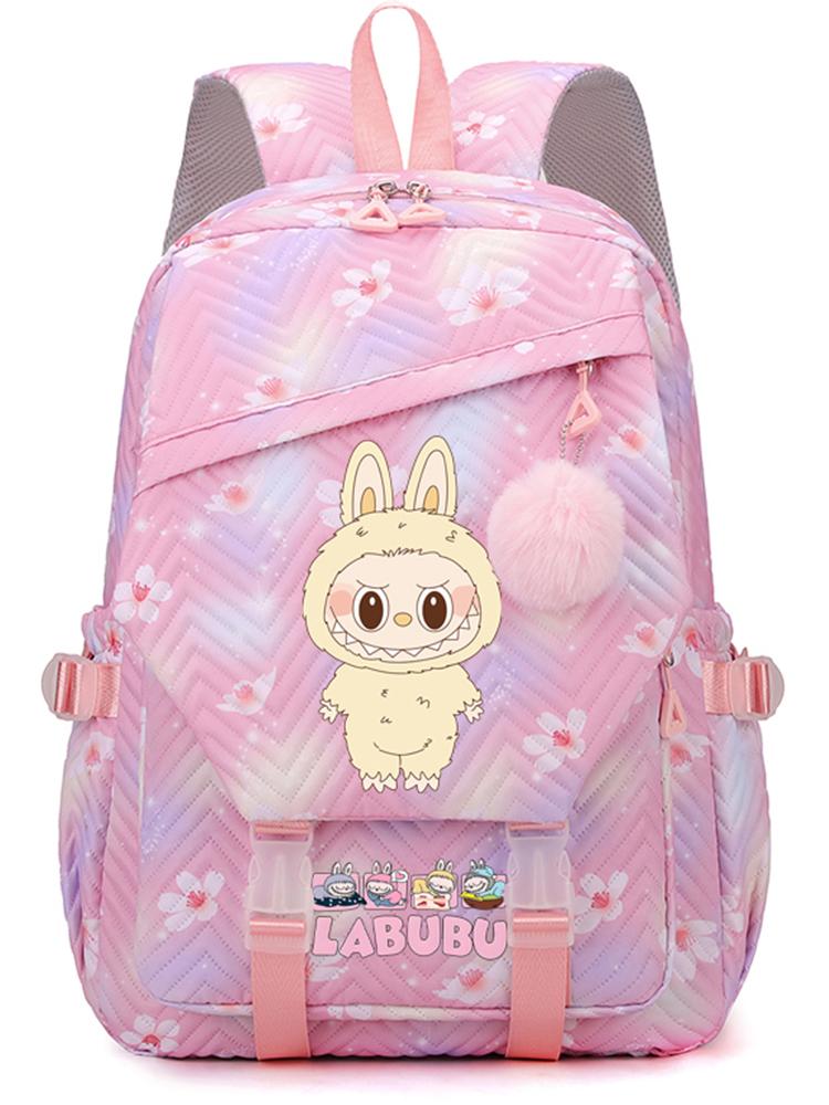 Cartoon Printed Backpack Student Kid Boy Girl Bookbag Teenger Large Capacity Waterproof Schoolbag Travel Bag Gift Mochila