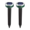 1/2/4Pcs Solar Ultrasonic Mole Repellent Effective Safe To Use Simple Installation Outdoor Mouse Repellent Waterproof Spikes Stakes