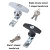 Universal RV T-Handle Door Lock with 2 Key Truck Cap Locking Trailer Toolbox Drawer Cabinet Door Lock for Caravan Truck