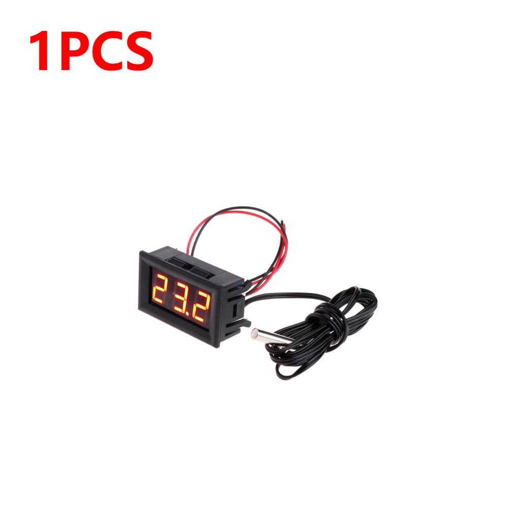 0,56-дюймовый светодиодный цифровой датчик температуры, измерительный детектор, датчик постоянного тока 5-12 В, термометр, температурный прибор
