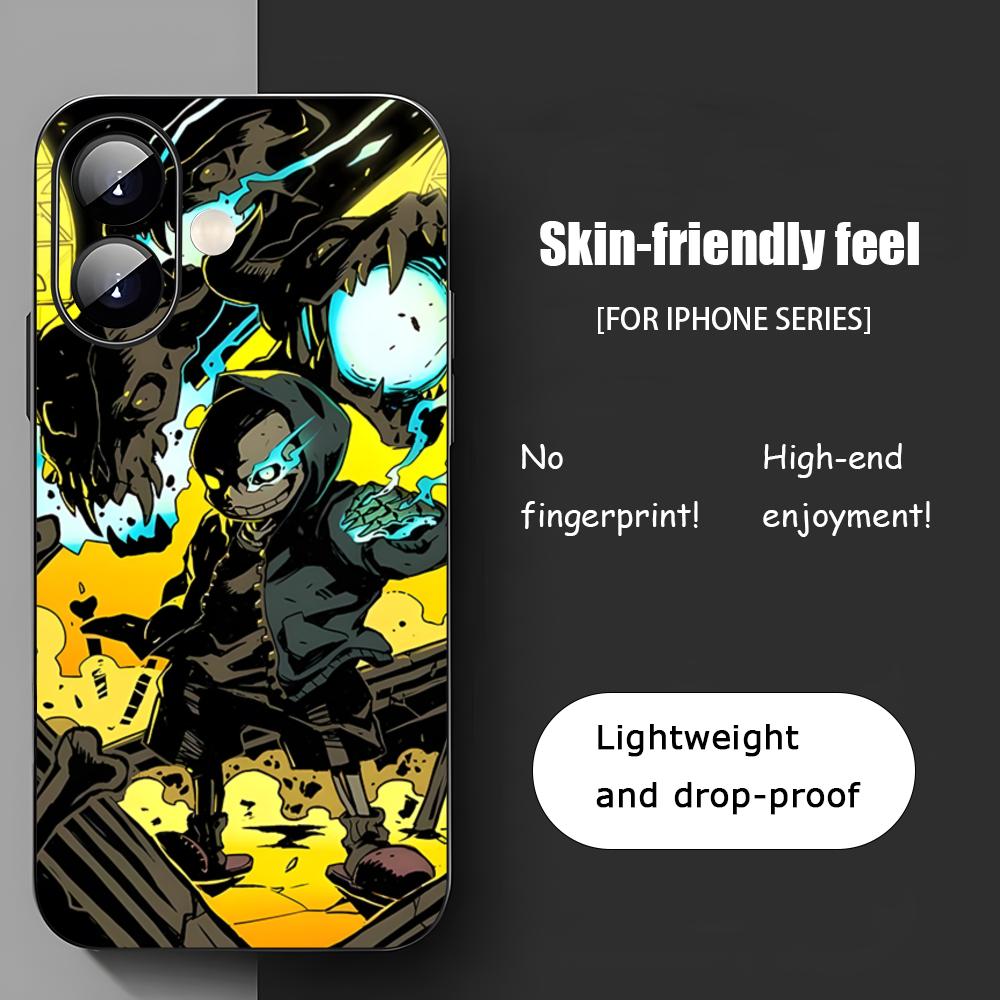 Популярная Пиксельная Игра Undertale Чехол для Телефона Для iPhone 16 15 14 13 12 11 X XR XS 8 Plus Mini Pro Max Мягкий черный Ударопрочный Чехол
