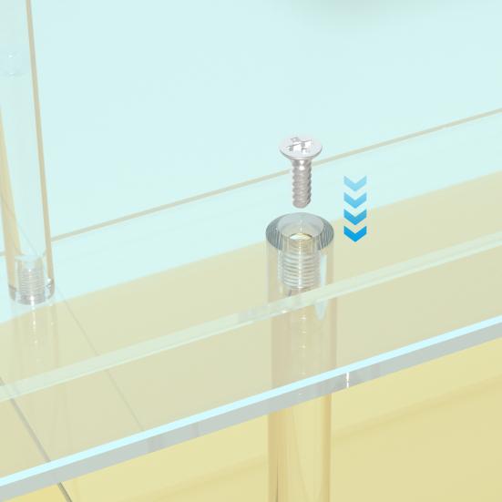 Набор для демонстрации кексов и десертов для десертного стола, 3 шт./набор, легкая сборка, универсальный дизайн, прозрачная подставка для десертов, выпечки, еды, угощений, многоярусная, тарелка для печенья и десертов