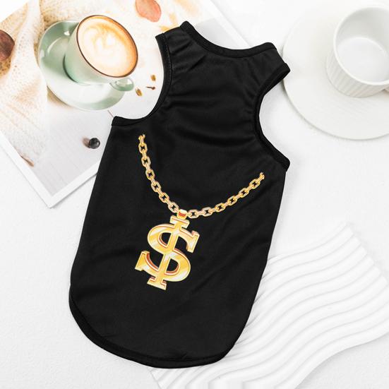 Рубашки для собак с буквенным принтом, летние футболки без рукавов с домашними животными, крутые рубашки для щенков, дышащая одежда для собак для маленьких домашних собак, кошек