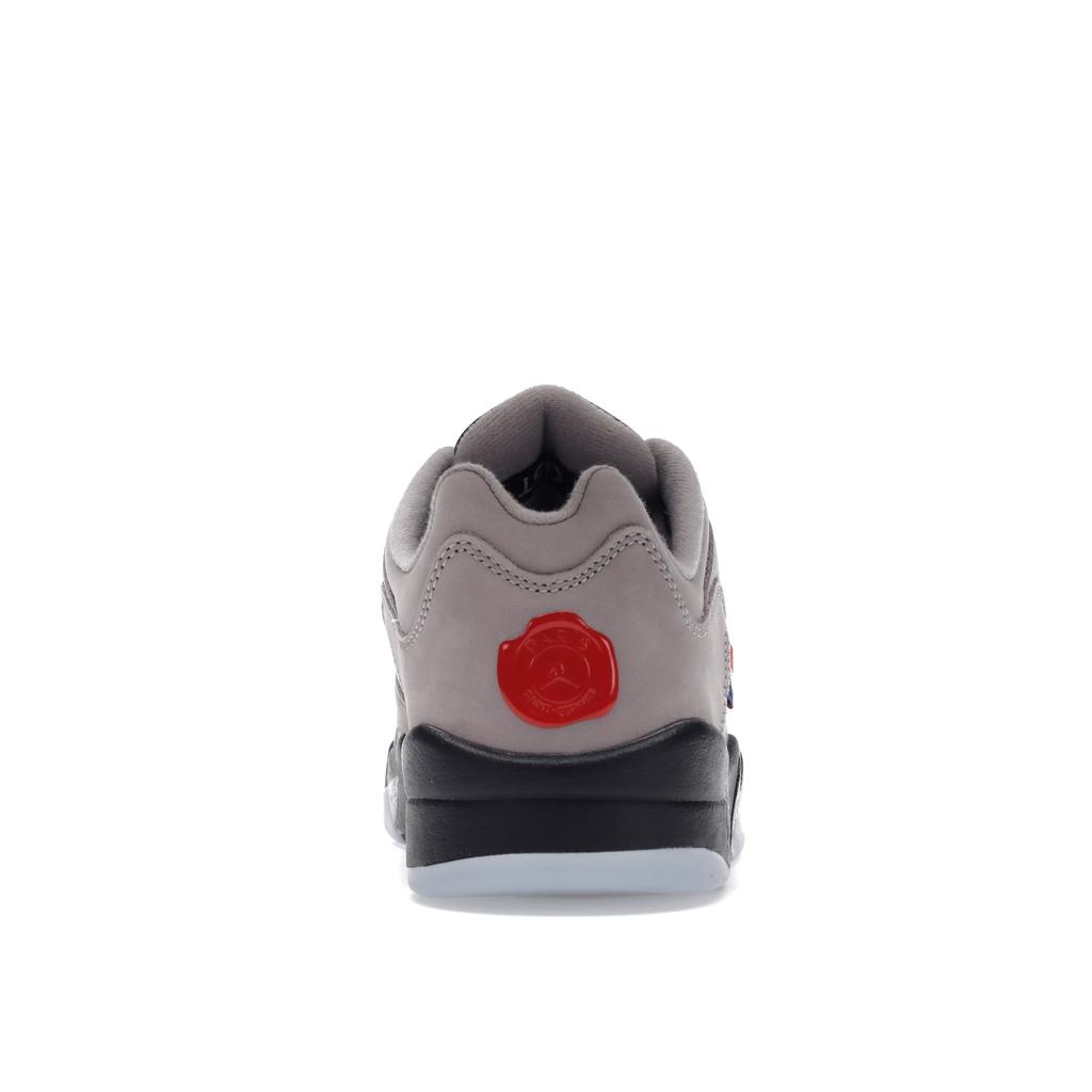 Кроссовки унисекс Paris Saint-Germain x Air Jordan 5 Retro Low Paname серая пемза Game-Royal DX6325-204