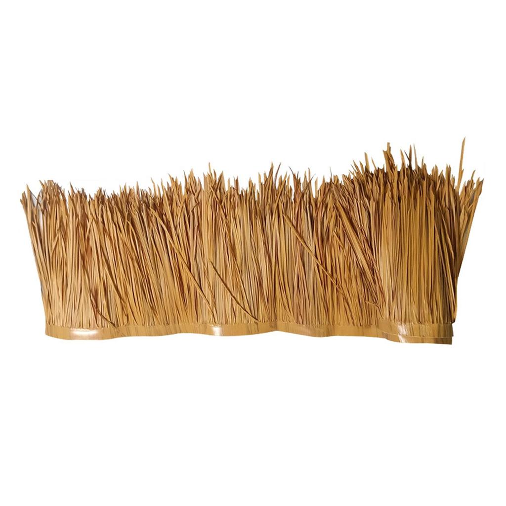 Artificial Straw Roof Thatch 100x50cm Exquisite Workmanship Versatile Accessories PE Synthetic Material Decoration Sturdy