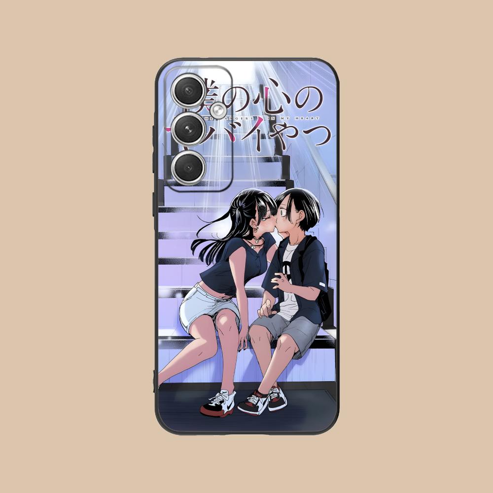 Bokuyaba Anna Yamada Phone Case for Samsung Galaxy S25 S24 S23 S22 S21 S20 Note20 Plus FE Ultra Colour Printing Pretty Cover